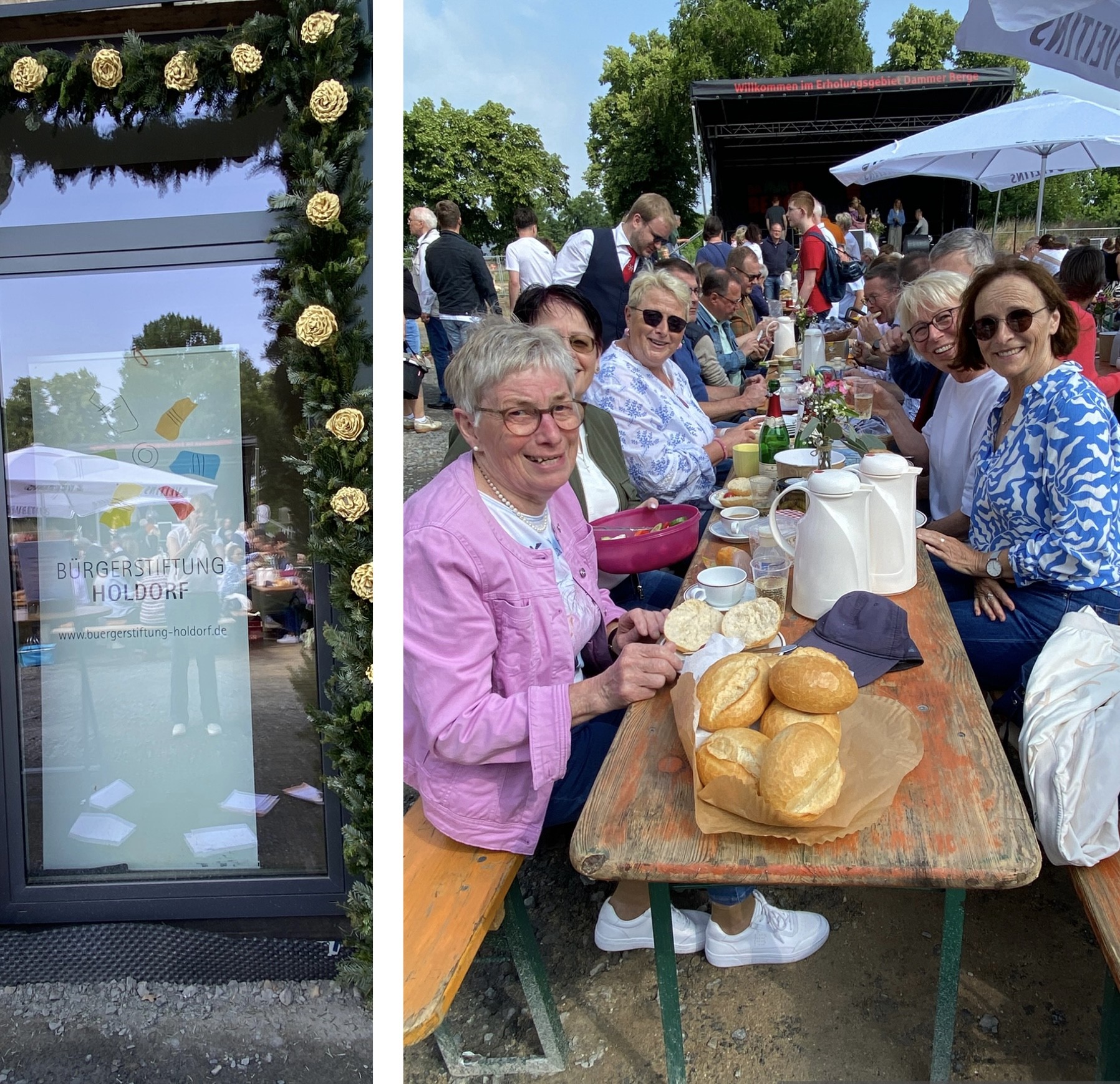 Bürgerstiftung Holdorf spendiert Brötchen für 1. Bürgerfrühstück