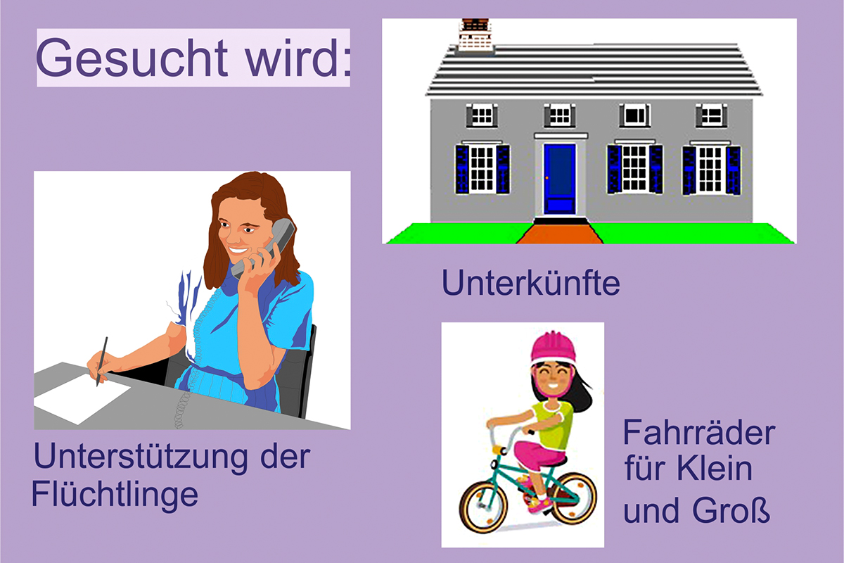 Hilfe für Flüchtlinge aus der Ukraine in unserer Gemeinde